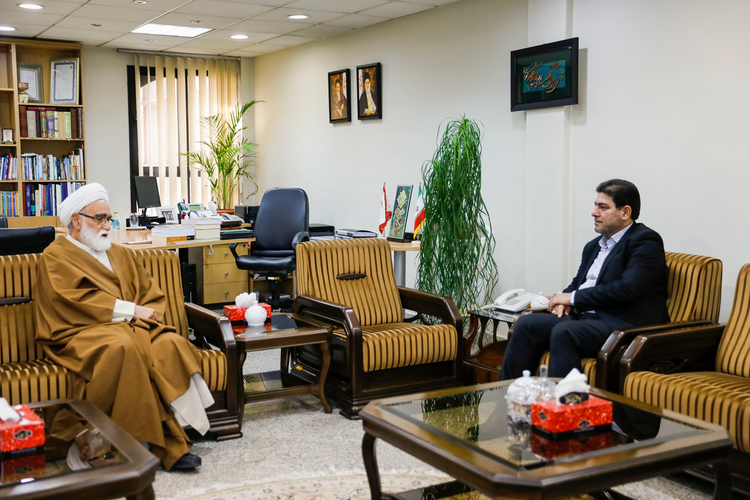 دیدار سرپرست جمعیت هلال‌احمر با نماینده رهبر معظم انقلاب/ تاکید بر ارتقاء جایگاه و رفع مشکلات هلال‌احمر